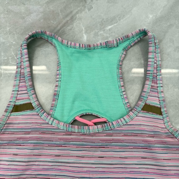 Women’s Lululemon Sweaty Or Not Sports Bra II Strappy Reflective Size 4 - Picture 5 of 16